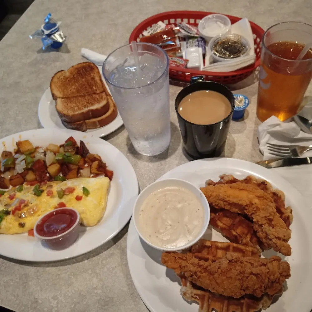 Chicken & Waffles Breakfast